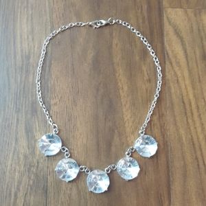 Faux Diamond Necklace